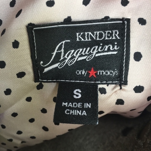 KINDER AGGUGINI Macy’s Soft Poly Silk Mixed Print - Picture 7 of 8